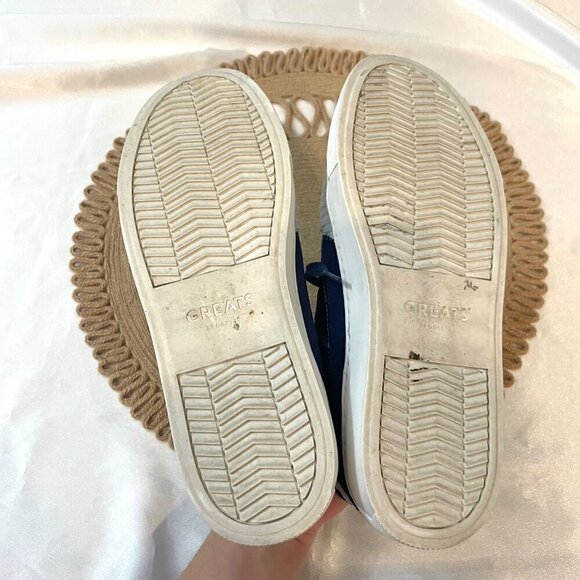 GREATS Royale High Patchwork Sneakers Blue Size Men's US 8 - Picture 8 of 9